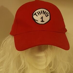 2013 Dr. Seuss Thing 1 Baseball cap Universals Island Of Adventure